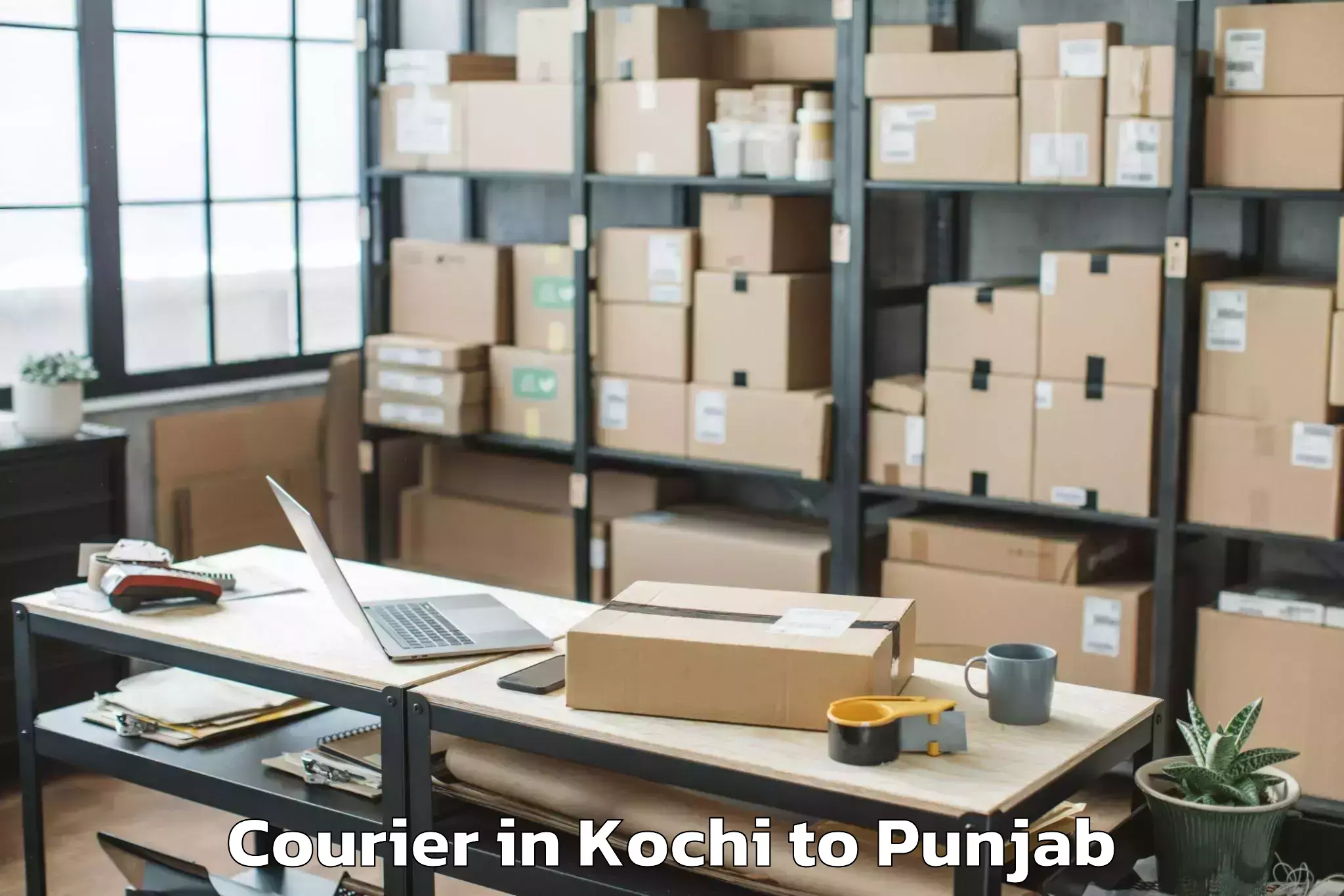 Book Kochi to Hoshiarpur Courier Online